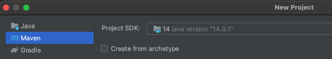 Novo Projeto Maven